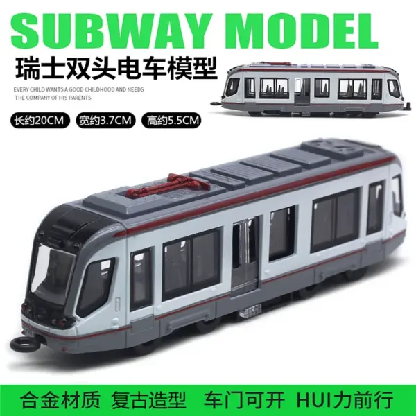90 Alloy Swiss Double Headed Tram Model - Image 8