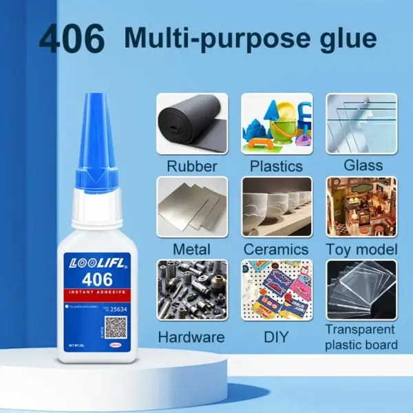 LOOLIFL 406 Instant Universal Glue 20ml - Image 4