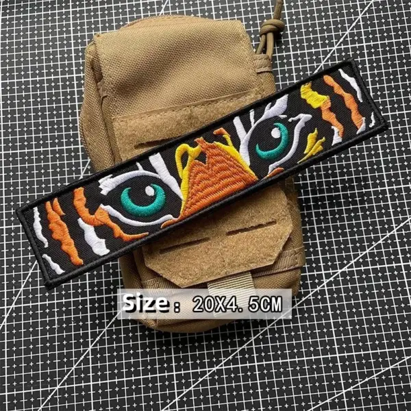 Dark Forest Tiger Moral Badge Tactical Hook&Loop Patches - Image 11
