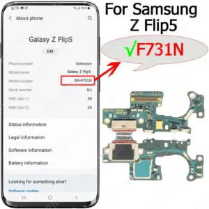 Samsung Galaxy Z Flip6/5/4/3 Fast Charging Port Socket 14 S9f4863e05cfd4d5ca5675f9257aebddcR 2