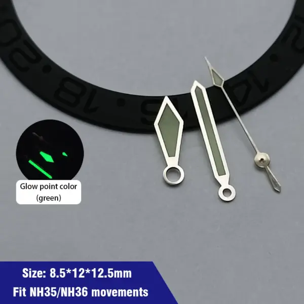 Green Luminous Watch Hands for NH35 NH36 Movement - Image 44