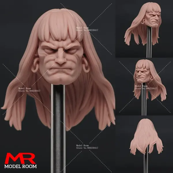 Unpainted 1/6 Leonardo Head Sculpt Model - Image 4