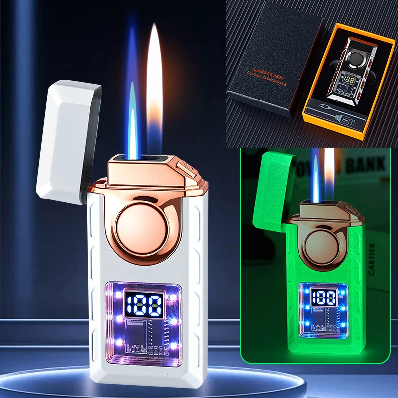 Rechargeable Windproof Cigar Lighter Jet Torch 12 Rechargeable Windproof Cigar Lighter Jet Torch - Image 12