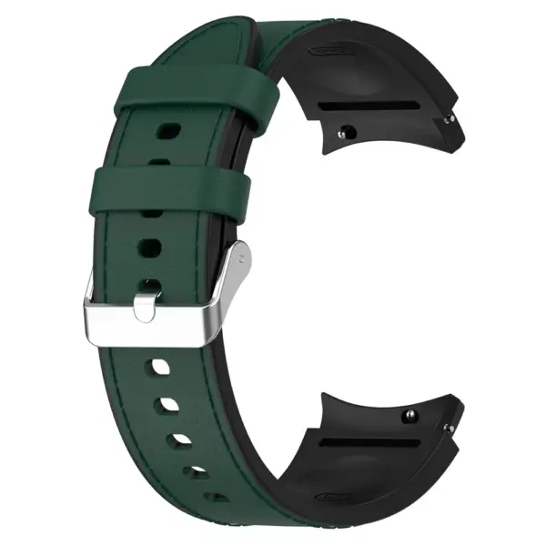 Leather and Silicone Band for Samsung Galaxy Watch 4/5/6/7 Series - Image 7