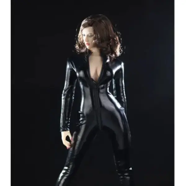 1/6 Female Soldier Jumpsuit Leather for Action Figures - Image 7