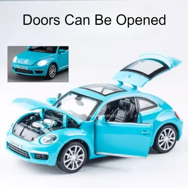 1:32 Scale Beetle GSR Diecast Toy Car - Image 4