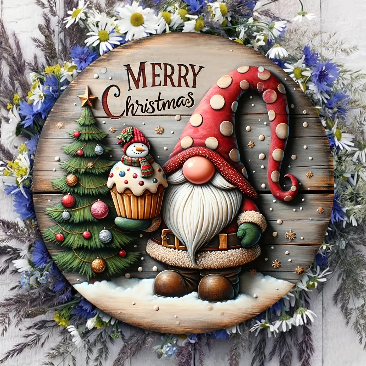 Christmas Wooden Holiday Sign 3 Christmas Wooden Holiday Sign - Image 3