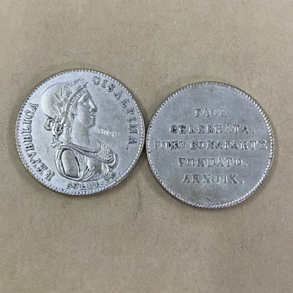 Replica 1801 Cisalpine Republic Silver Coin - Image 3