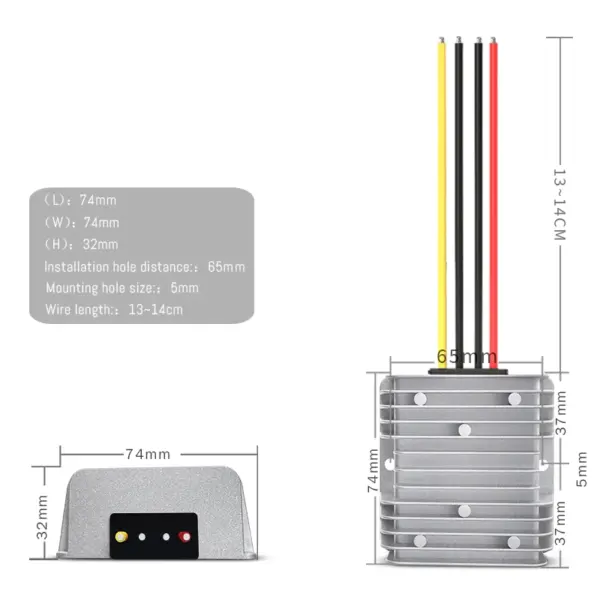 12V 5A/10A DC-DC Boost Converter Module - Image 5