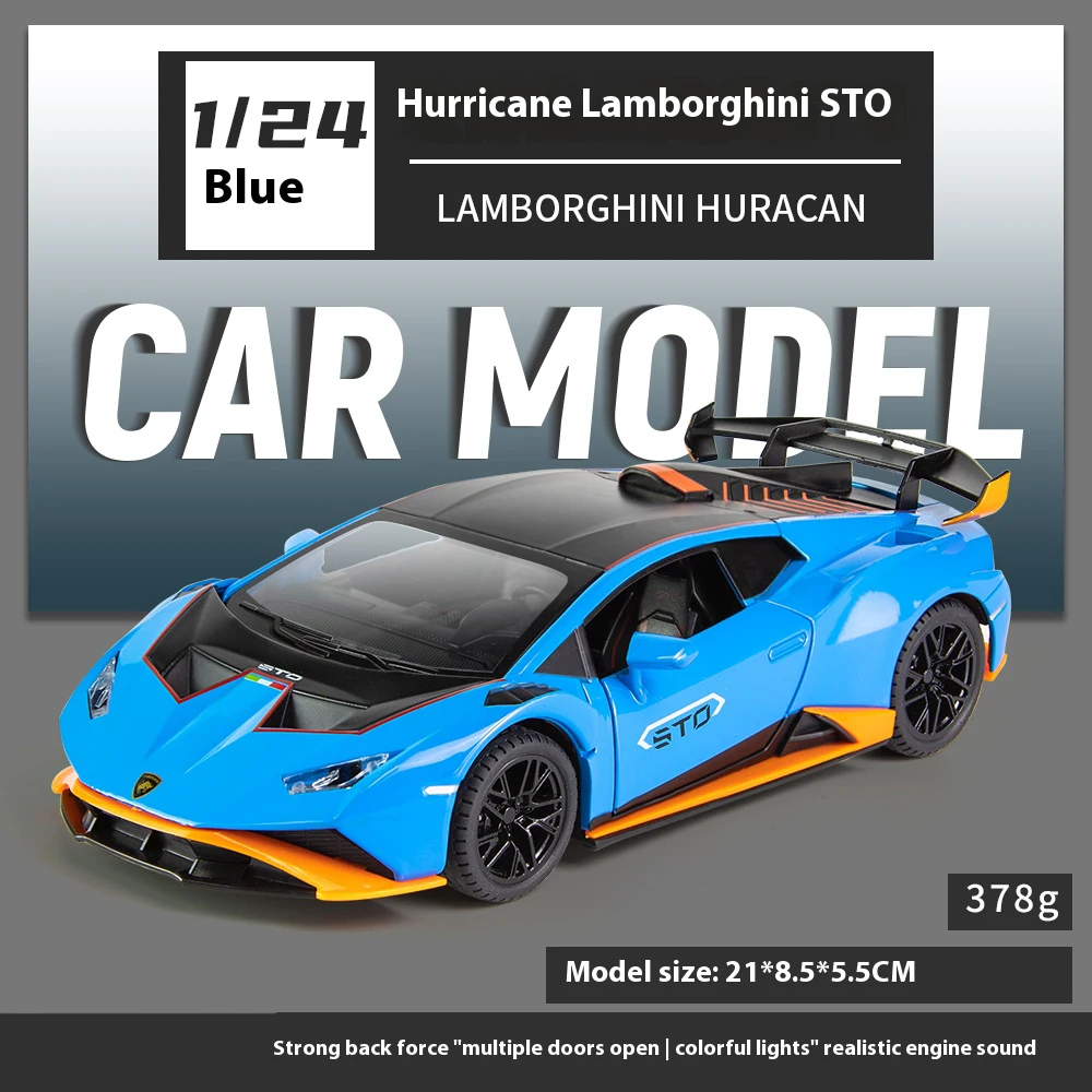 1:24 Lamborghini Huracan STO Diecast Model 9 1:24 Lamborghini Huracan STO Diecast Model - Image 9