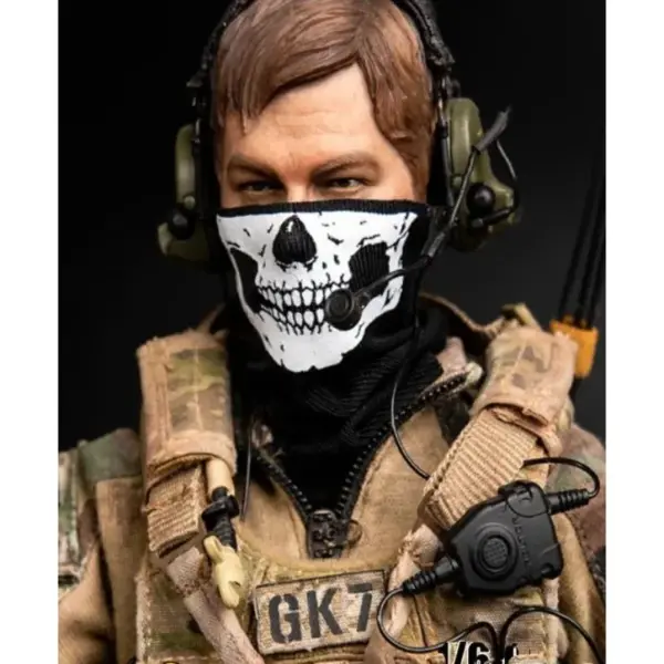 1/6 Scale Male Soldier Face Mask for Action Figures - Image 3
