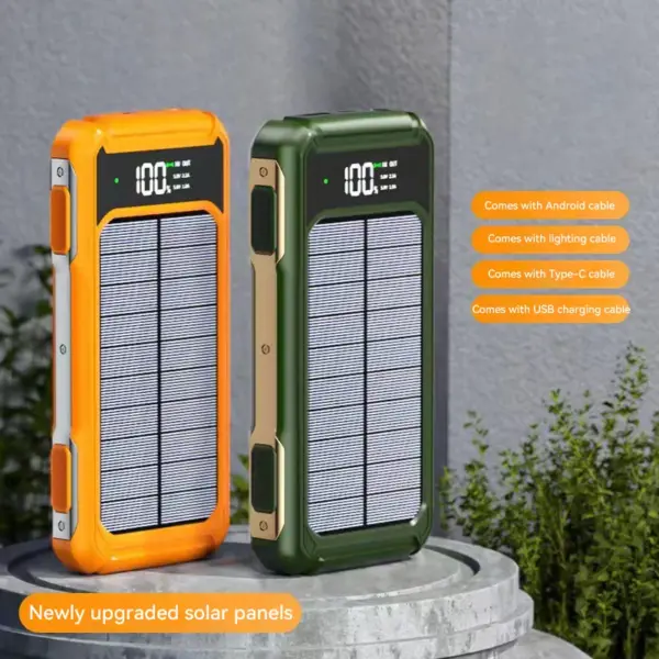 50000mAh Solar Powerbank with Fast Charging - Image 2