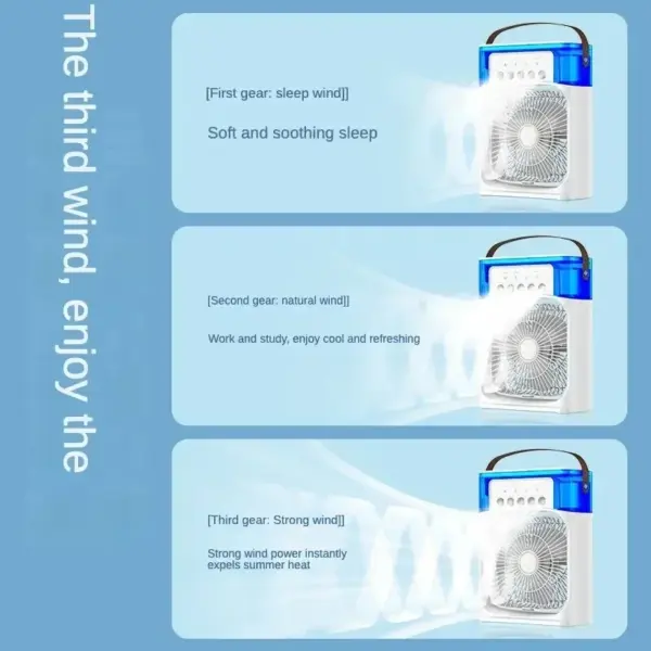 Portable 3-Speed Humidifier Fan PW01 - Image 5