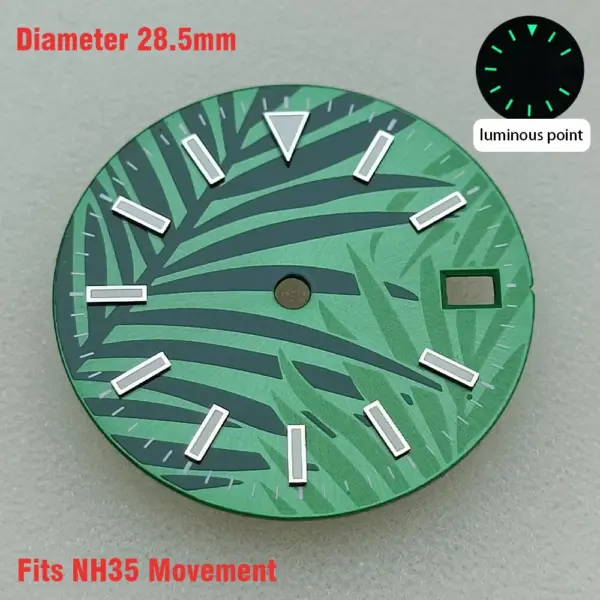 28.5mm Luminous Watch Dial for NH35/NH36/8215/2836 - Image 22