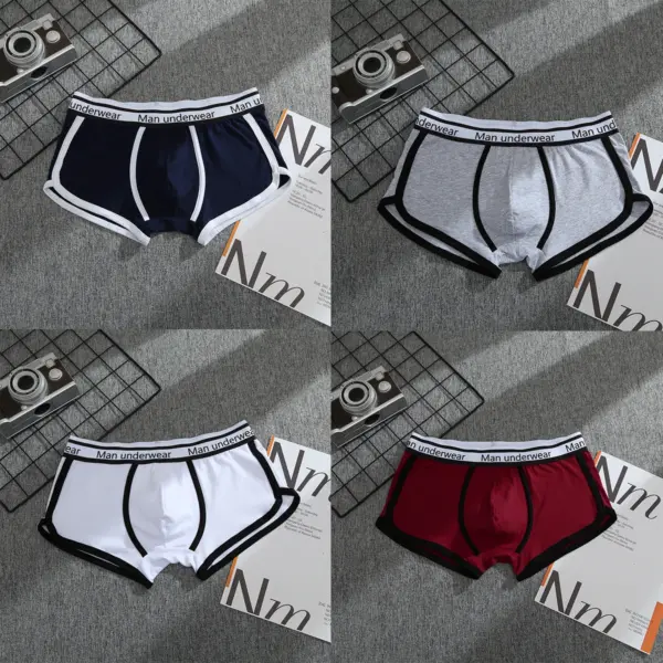 Men's Cotton Boxer Shorts Set, 4-Pack S-XL - Image 12