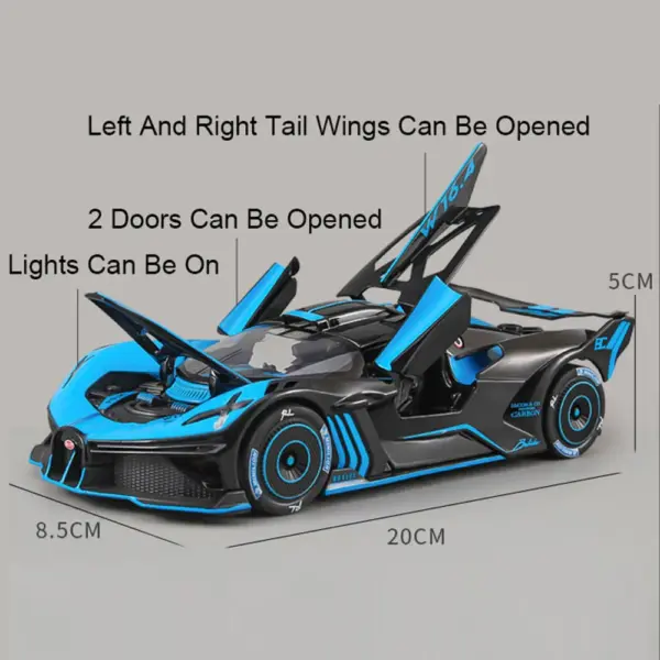 1:24 Bolide Revuelto Alloy Diecast Car Model - Image 4