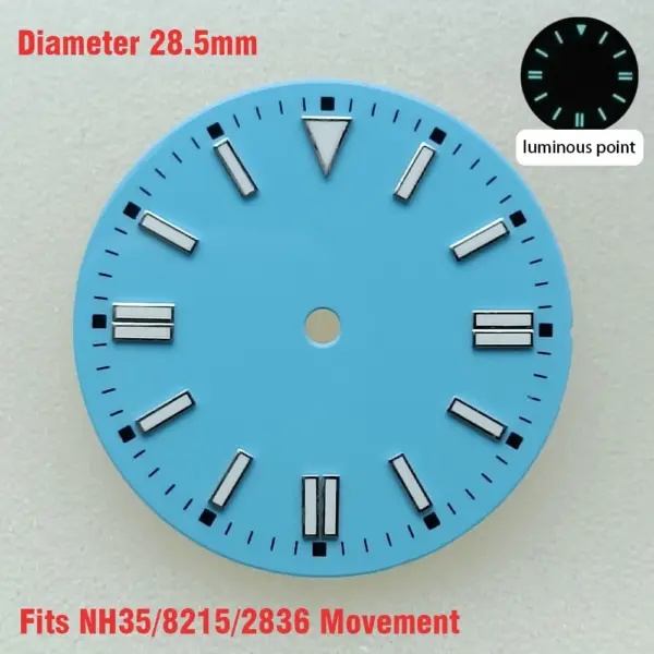 28.5mm Luminous Watch Dial for NH35/NH36/8215/2836 - Image 33