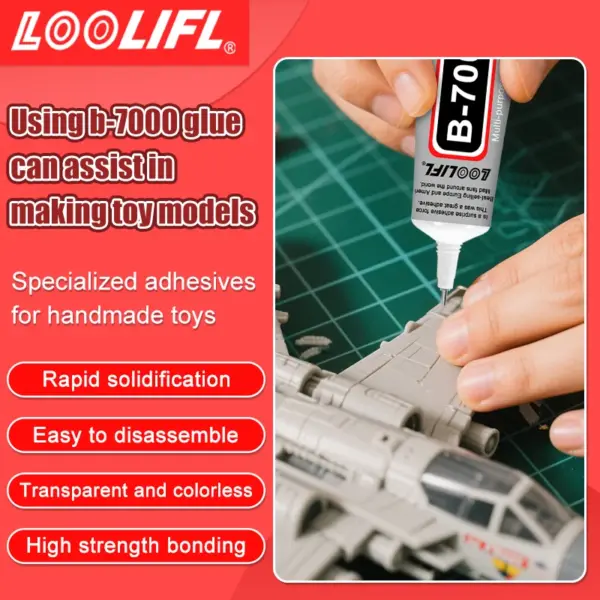 LOOLIFL B-7000 Clear Glue 110ml High Viscosity - Image 4