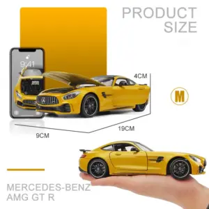 WELLY 1:24 Mercedes-Benz GTR Diecast Model Car 12 Sa185e1952486432ea6af5c305a584f8d2 1
