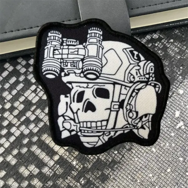 Toten Operator NVG Tactical Morale Patch Skull Armband - Image 2