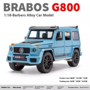 1:18 Mercedes Benz G800 Alloy Diecast Model 20 Sa1a65f9ae34c42ad8375b6ff5d762ee54
