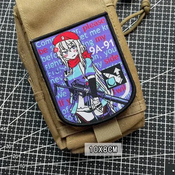Girl Frontline 9A91 Team Morale Patch AGS-30 Badge - Image 2