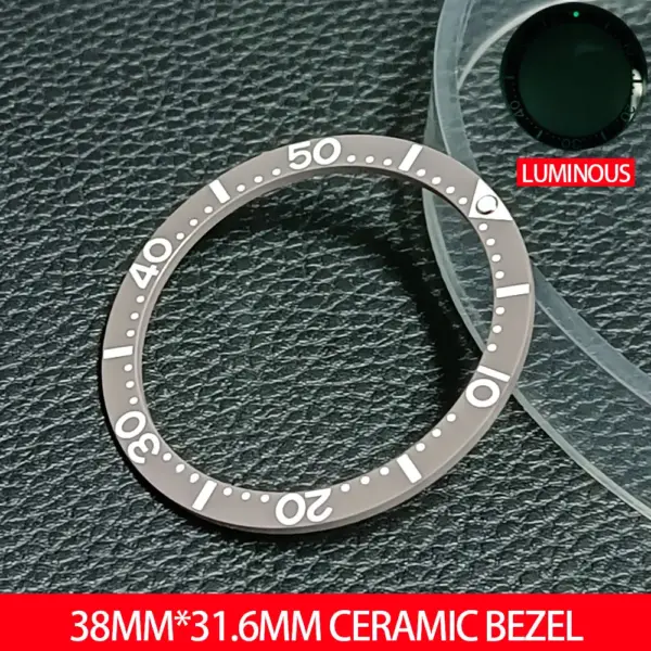 38mm Ceramic Bezel Insert for Dwayne Campbell Watch - Image 23