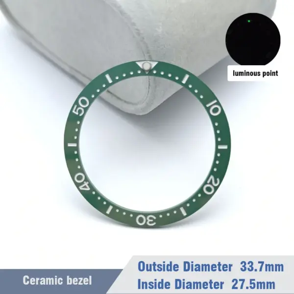 Ceramic Diver Watch Bezels 33.7mm x 27.5mm Replacement - Image 12