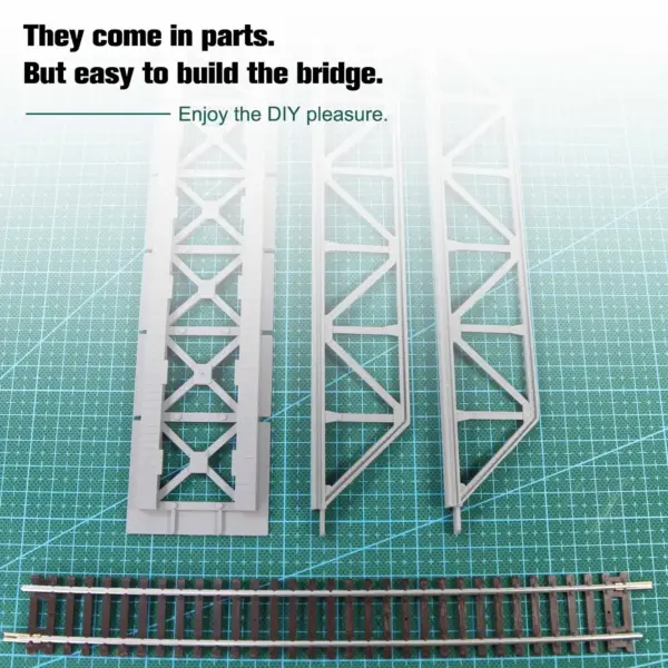 Evemodel HO Model Truss Bridge Kit for Railroad - Image 5