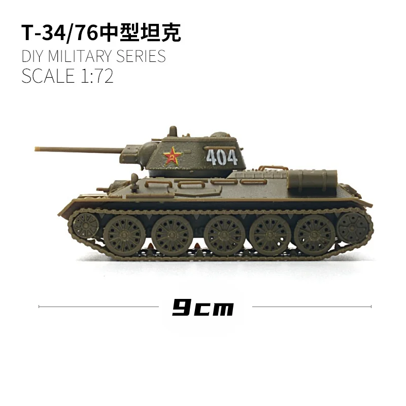 LEE 1/72 Soviet T34/76 Medium Tank Assembly Model 3 LEE 1/72 Soviet T34/76 Medium Tank Assembly Model - Image 3