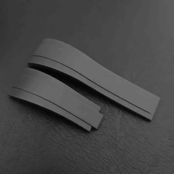 20mm Rubber Watch Strap with Stainless Steel Buckle - Image 9