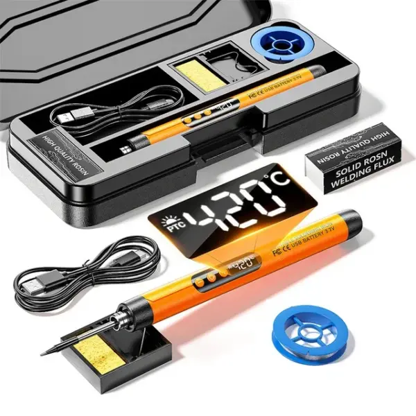 USB-C Soldering Iron Set with Digital Display - Image 7