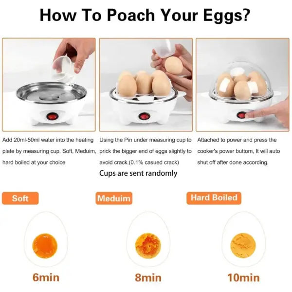 Automatic Egg Cooker 7 Egg Steam Machine - Image 4
