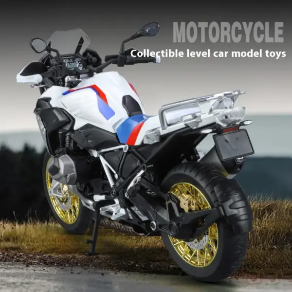 BMW R1250 GS Adventure Alloy Diecast Motorcycle Model - Image 4
