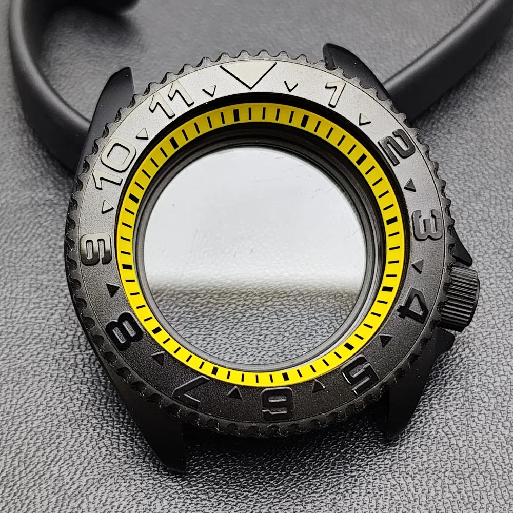 42mm Black Matte Watch Case for NH35 Movement 108 42mm Black Matte Watch Case for NH35 Movement - Image 108