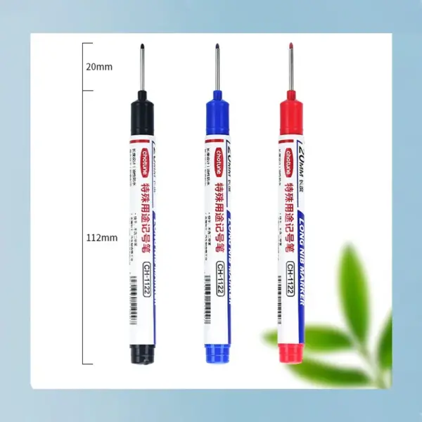 Deep Hole Long Nib Markers 8-Piece Set - Image 6