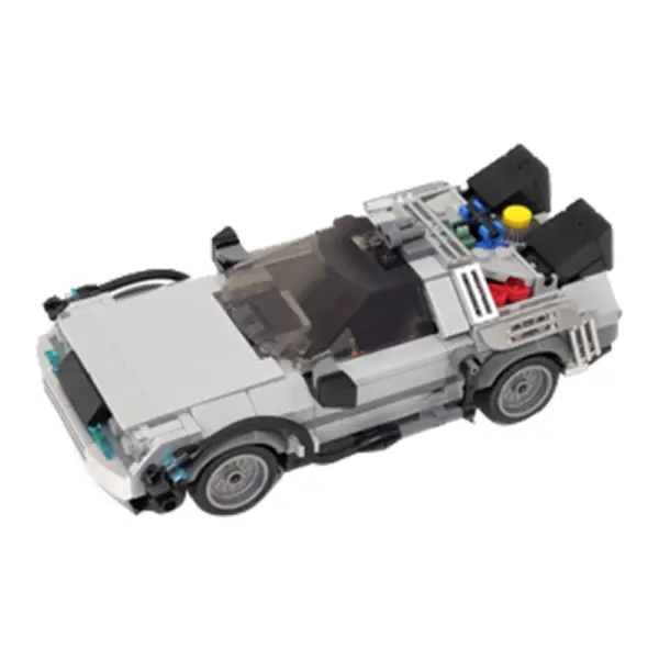 DeLorean Time Machine Building Blocks Kit 389 pcs - Image 3
