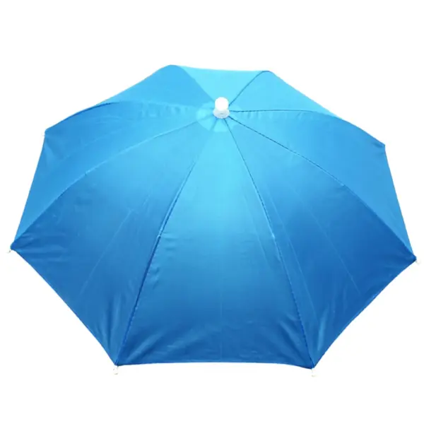 Outdoor Foldable Sun & Rain Umbrella Hat for Women - Image 14