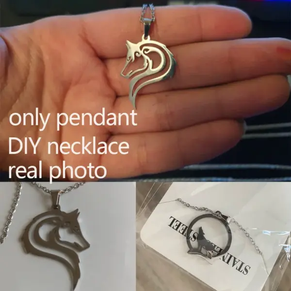Wolf Charm Pendants for Men and Women Jewelry - Image 3