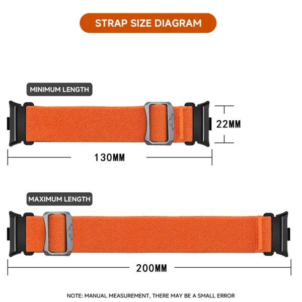 Nylon Loop Strap for Xiaomi Watch 4 Model XMB0446 - Image 3