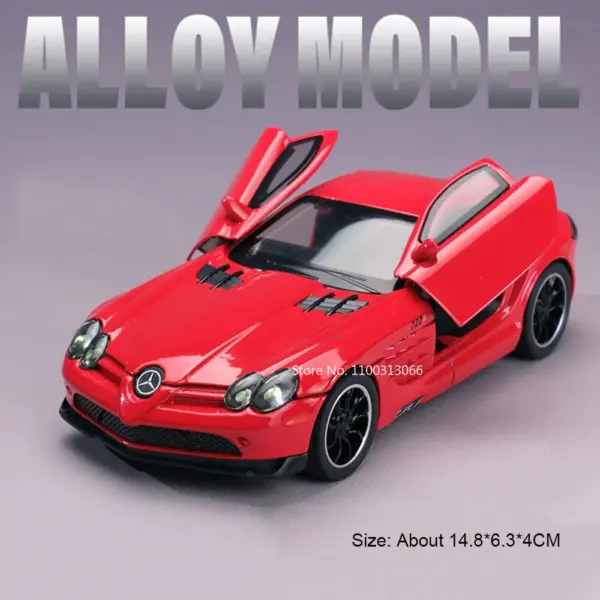 1:32 SLR 772S SLS Alloy Diecast Car Model - Image 8