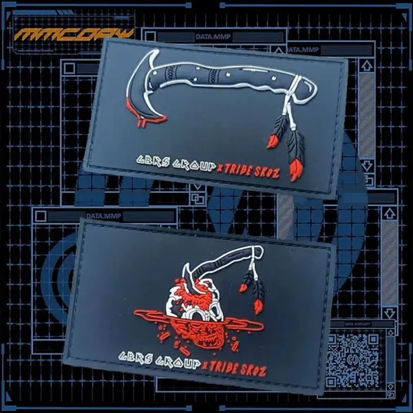 GBRS Tribe SK8Z Tactical PVC Patches Set - Image 2