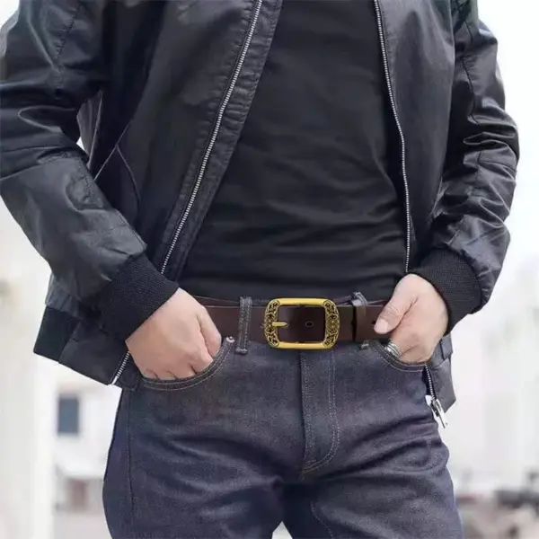 Premium Genuine Leather Men's & Women's Belt - Image 4