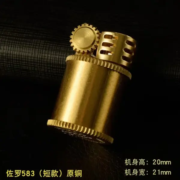 ZORRO Brass Kerosene Lighter Retro Portable Gadget - Image 8