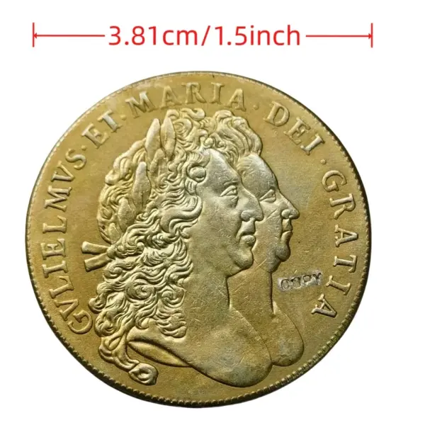 Replica 3-Piece England 5 Guineas Coins Set - Image 5