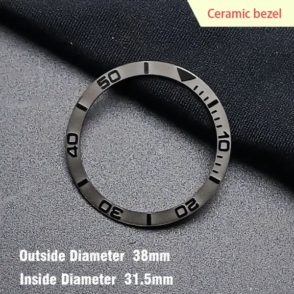 38mm Ceramic Watch Bezel Insert for Dwayne Campbell Model - Image 10
