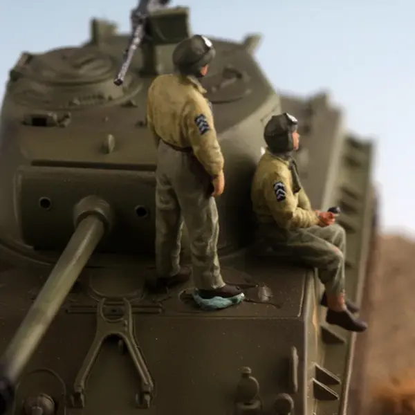 1:72 Resin US Tank Commander Miniature - Image 4