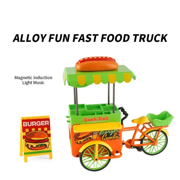 1:10 Scale Diecast Food Truck Model Car - Image 14