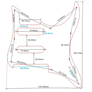 Fei Man Custom Pickguard for Yamaha Pacifica 112V 41 Sa406874a394c495981db5c6eef2a2af6X