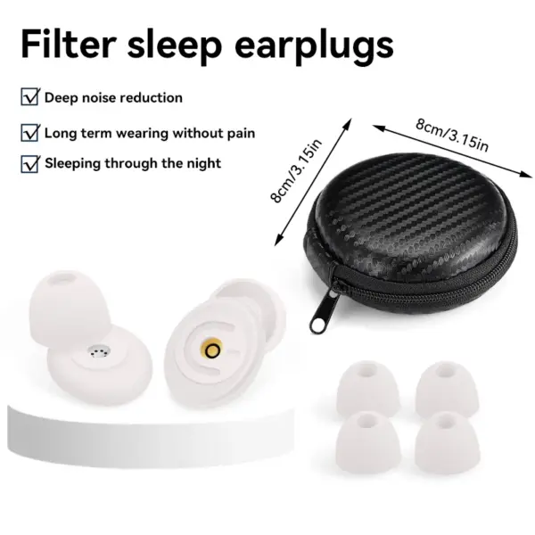 Reusuable Noise-Reducing Earplugs for Sleep and Travel - Image 5